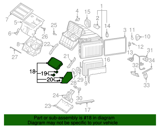 7L0819031 Heater Core 20072015 Audi Q7 Audi Parts Store