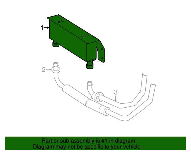 19962002 GM Auxiliary Engine Oil Cooler 15021207
