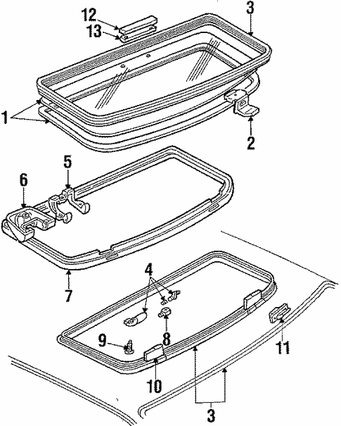 Sunroof for 1985 Mercury Capri | Ford Parts Direct