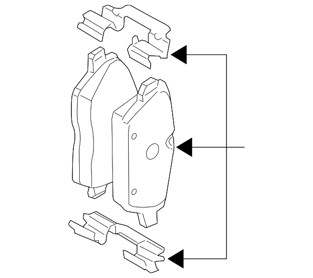 34216794059 Brake Pads Rear 20102015 Mini Braman BMW & MINI Parts