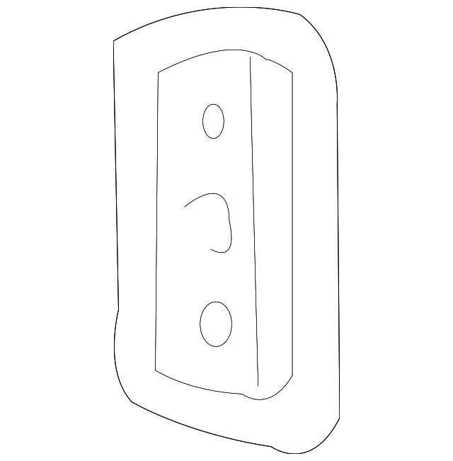 Door Check Cover - Ford (XW4Z-54235A68-AA)