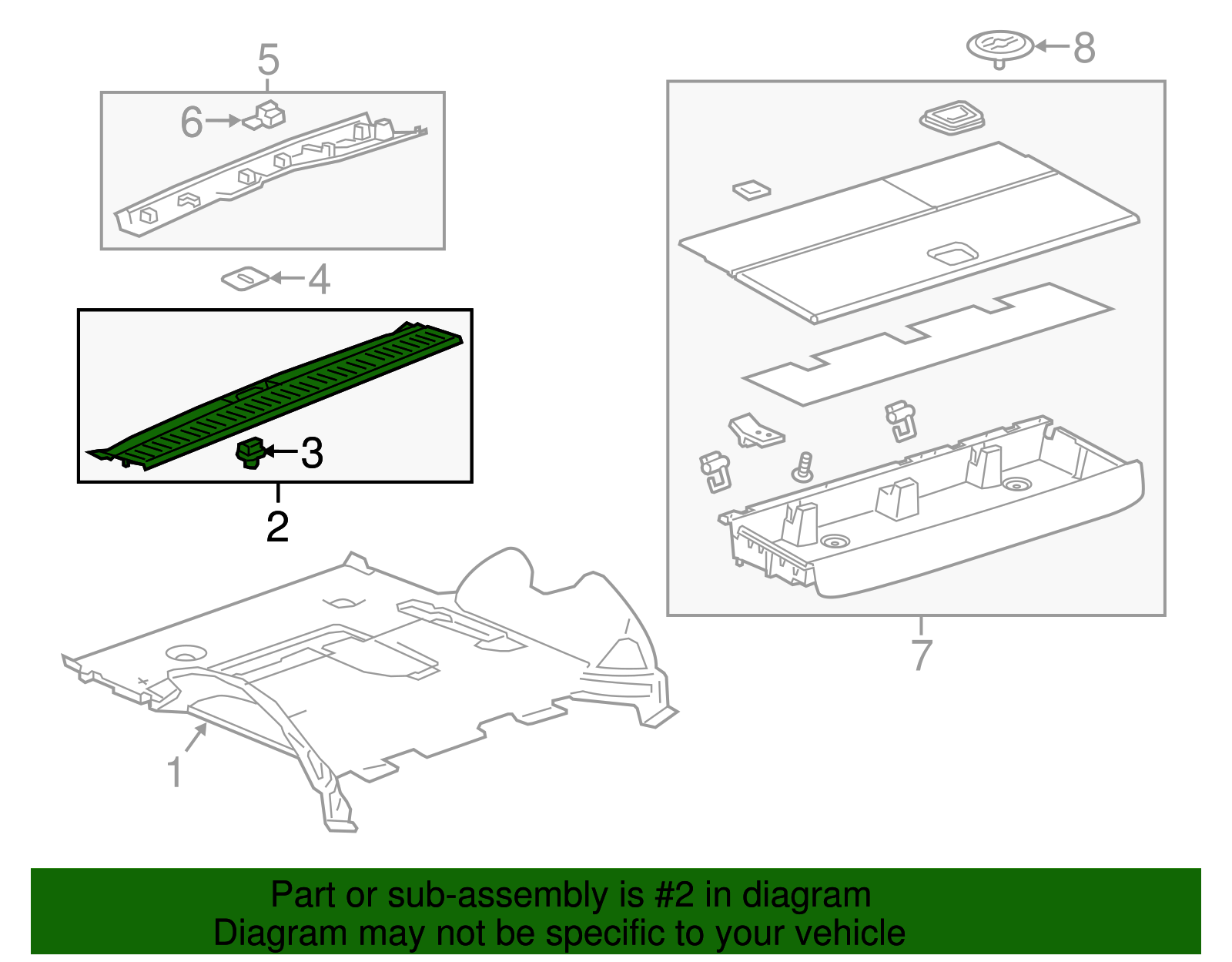 Scuff Plate - Cadillac (84154562)