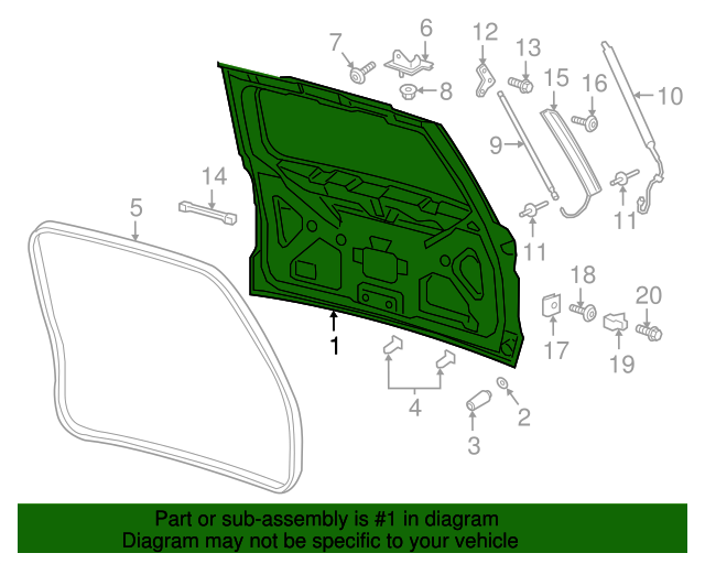 20182021 Ford Expedition Lift Gate JL1Z7840010A Blue Springs Ford