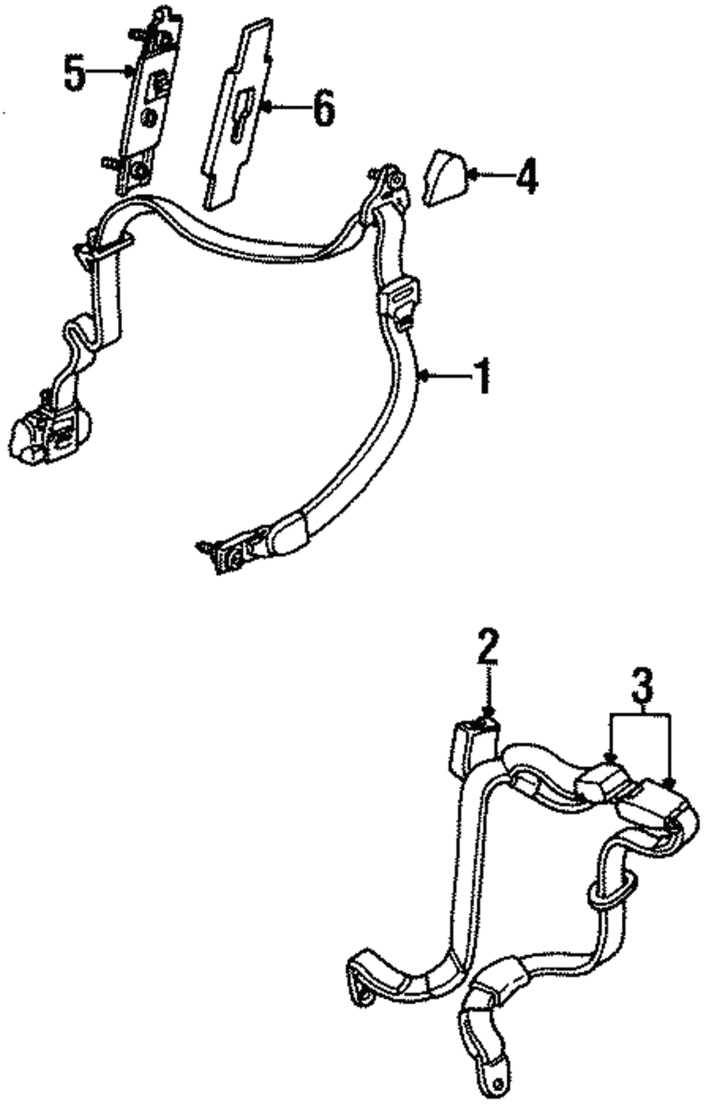 Lap & Shoulder Belt - Ford (YF3Z-54611B09-AAE)