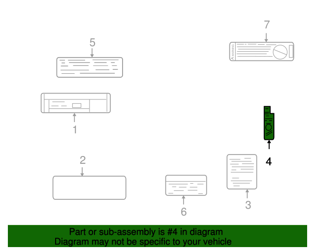 20002001 GM Passenger Side Child Security Lock Operating Instruction