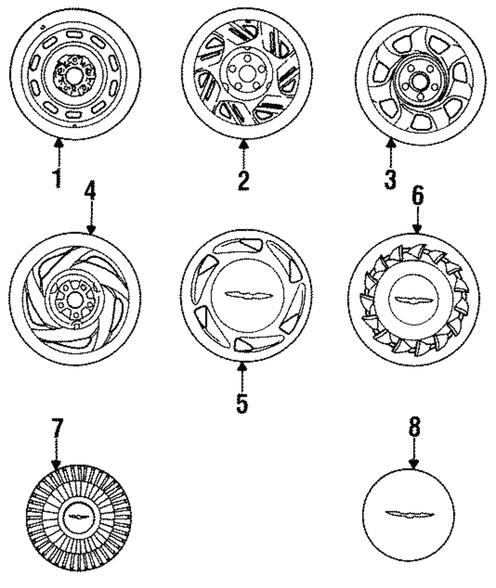 Wheel, Alloy - Ford (E9SZ-1007-C)