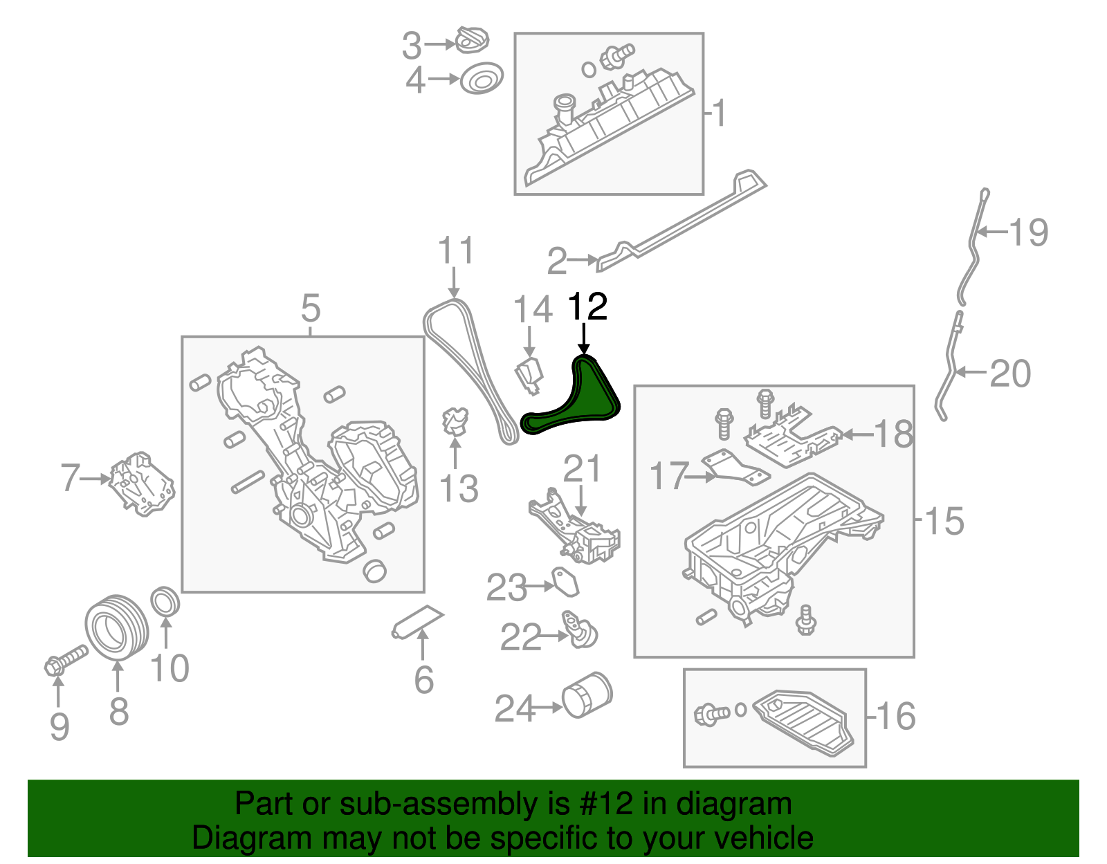 2011-2019 Infiniti Timing Chain 13028-1CA6A | OEM Parts Online