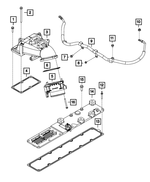 20132018 Ram Air Intake Heater Wiring 68236141AA