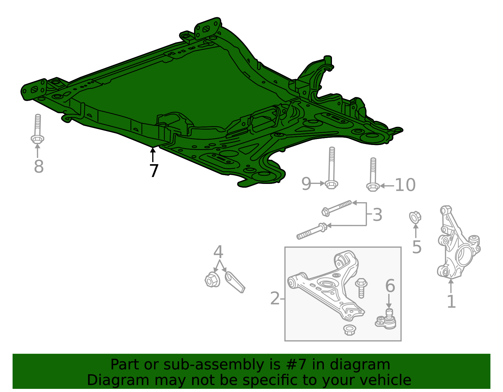 Engine Cradle - GM (94780882)