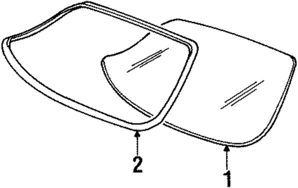 Glass - Ford (YF3Z-5442006-AA)