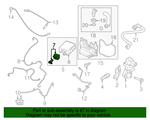 20142023 Ford Transit Connect Vent Control Solenoid CU5Z9F945B