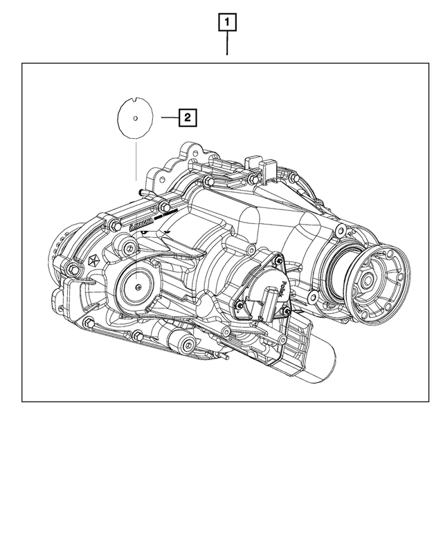 20112024 Mopar Transfer Case 68370968AB Mopar Factory Parts