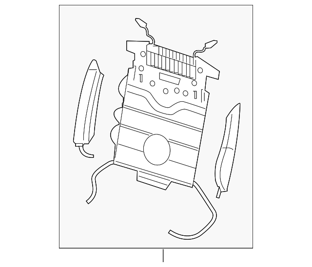 4G8881879G Lumbar Support 20162017 Audi Audi OEM Parts