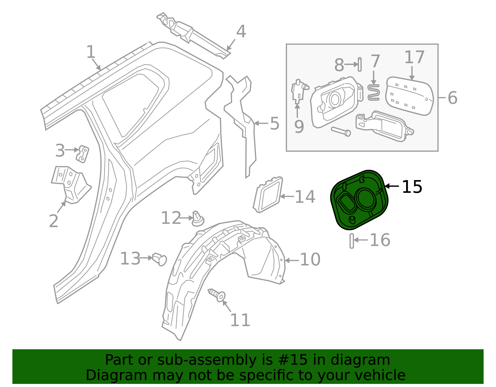 Fuel Filler Housing 3CN-809-933