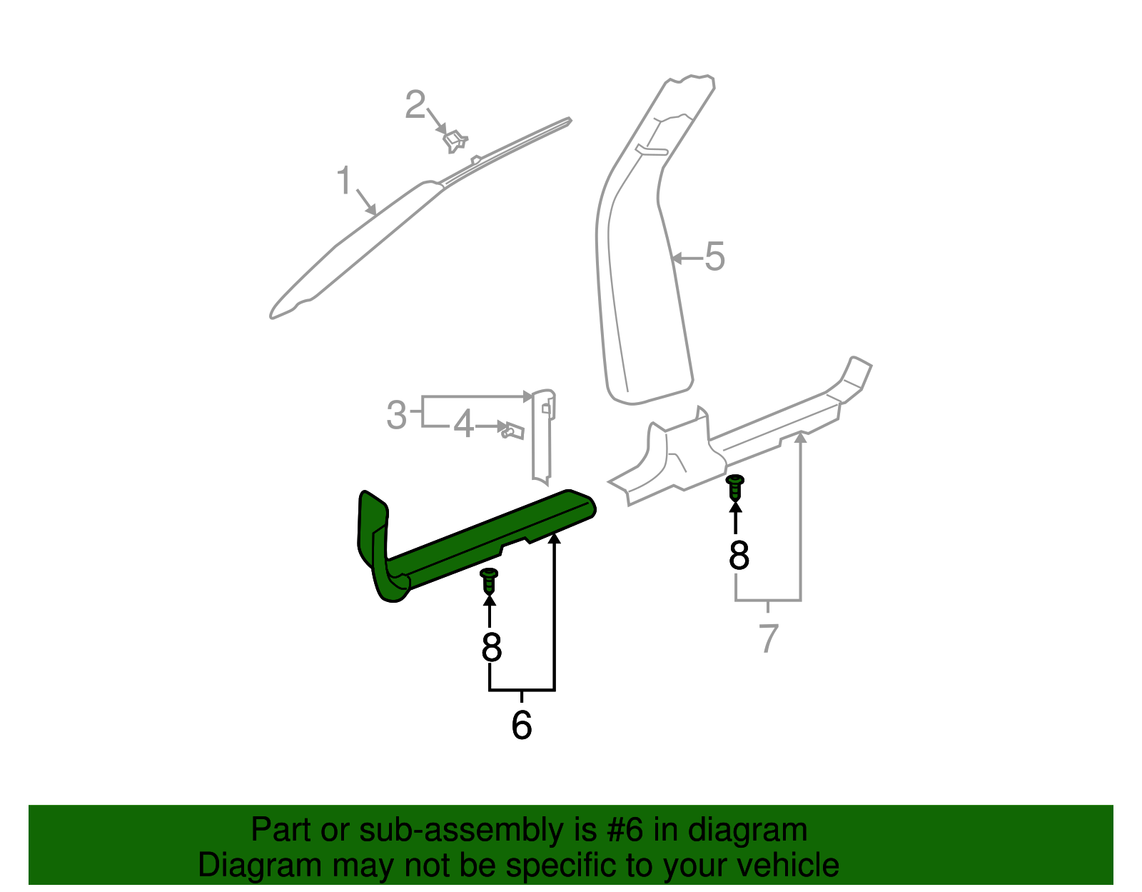 Carpet Retainer - GM (25672390)