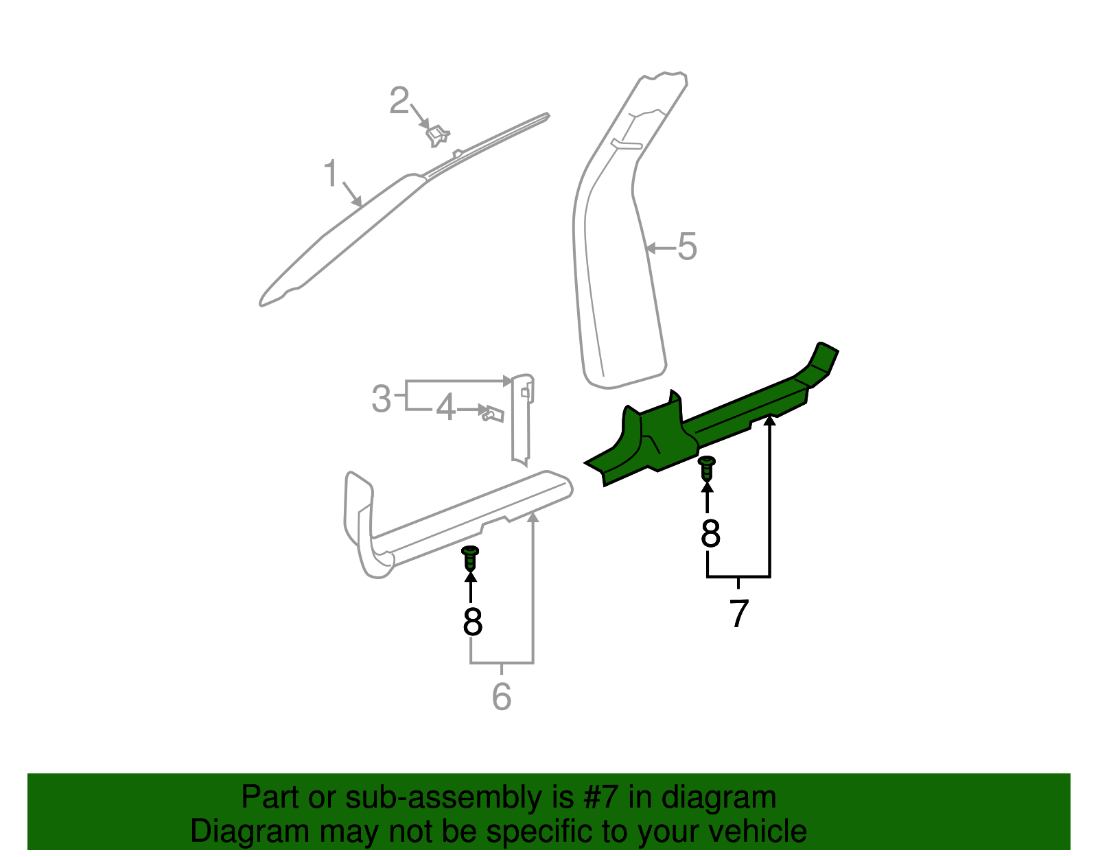 Carpet Retainer - GM (25695038)