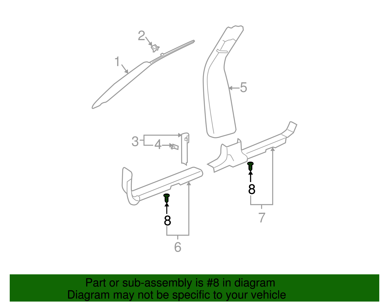 Carpet Retainer - GM (25672388)