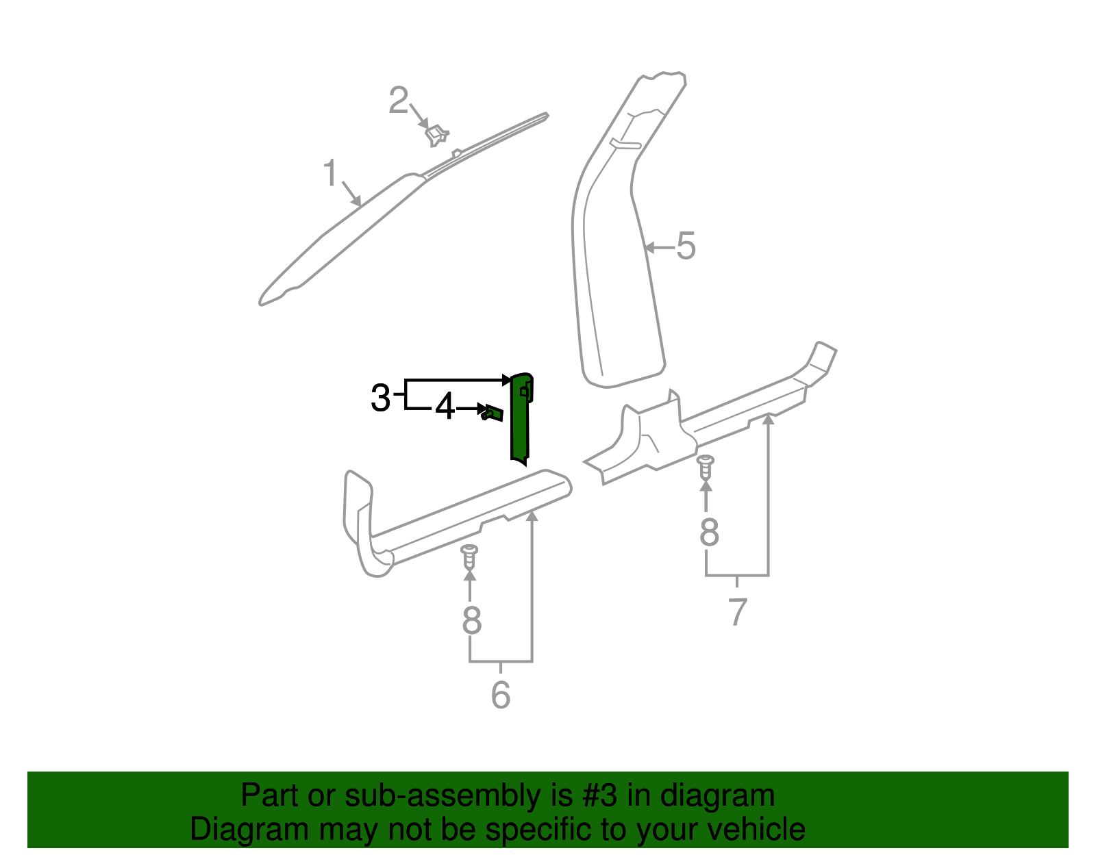 Trim Molding - GM (25672426)