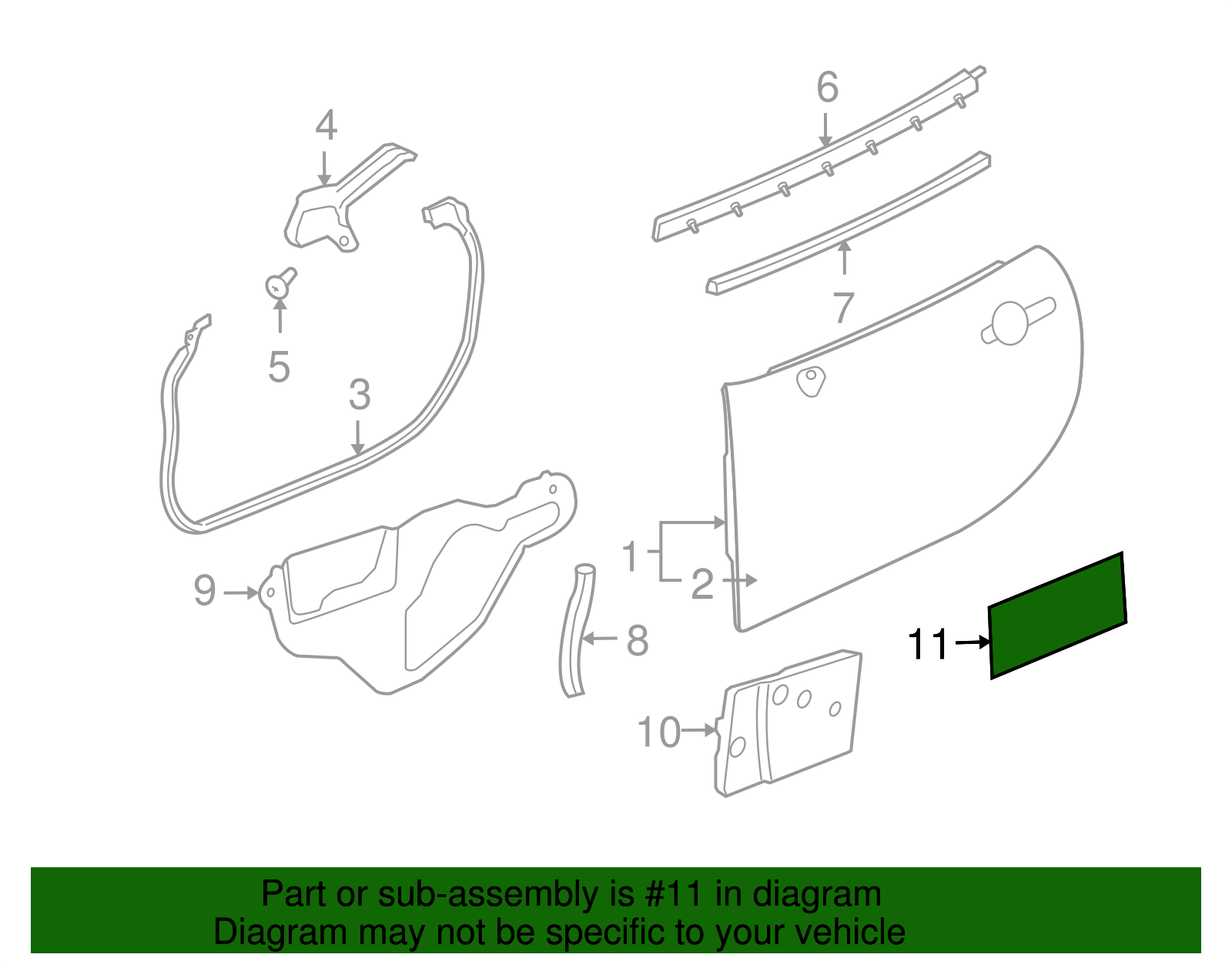 Multi-Purpose Sound Deadener - Buick (25757810)