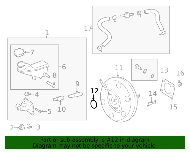 591112S200 Brake Master Cylinder ORing 20142023 Kia Kia.Parts Store