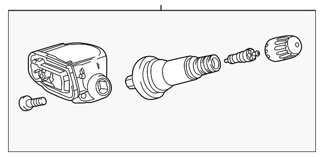 Tire Pressure Indicator Sensor - GM (13556202)