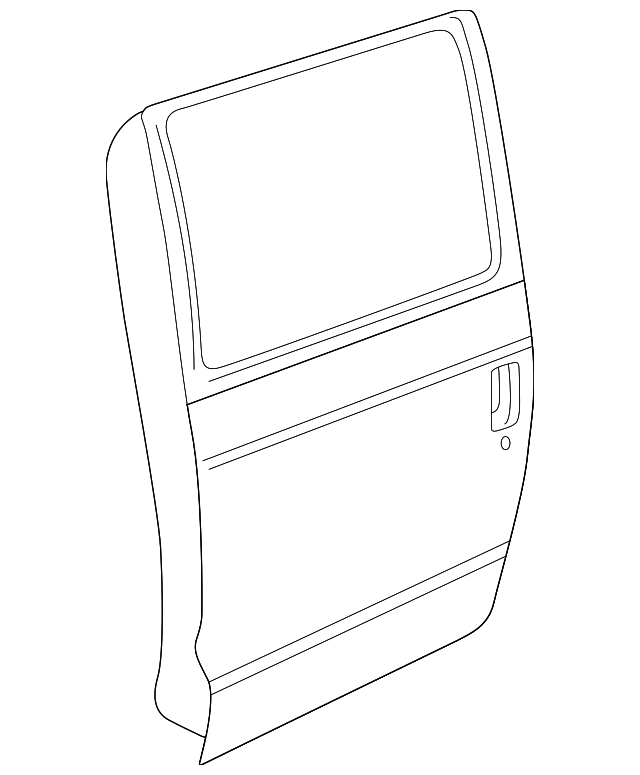 Door Assembly, Rear Side - GM (88936991)