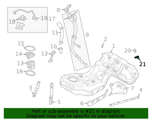 4M0201278A Pressure Sensor Clip 20202021 Audi A8 Quattro Audi Parts Store