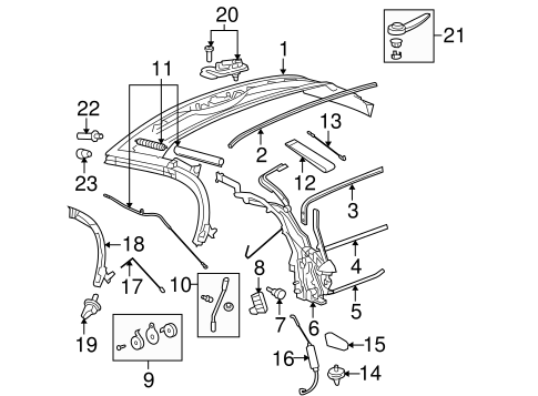 Convertible Top For 2006 Pontiac Solstice GM Parts Center