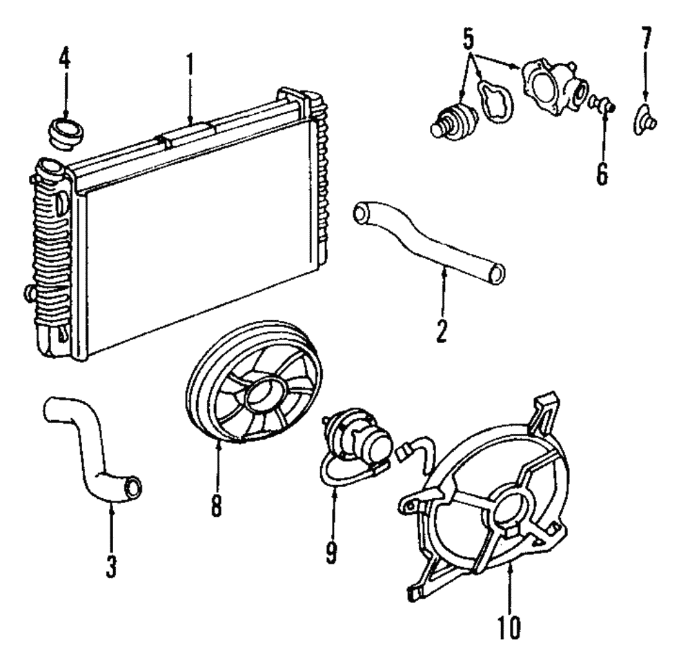 Radiator Assembly - GM (89018554)