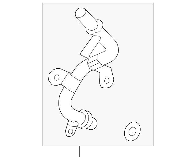 20132020 GM Engine Oil Cooler Inlet Pipe with Seals 25195782 GM