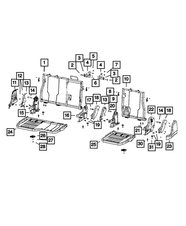 20192023 Ram 1500 Pivot Cover 5ZG39LR9AA Mopar Auto Parts Direct