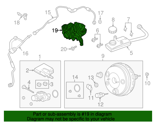 thumbnail image 2 of OEM Ford Vacuum Pump Assembly 9M6Z-2A451-A - Fits 2010-2012 Fusion, Milan, MKZ 2 of 2