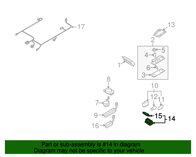 Overhead Lamp 7L6-947-113