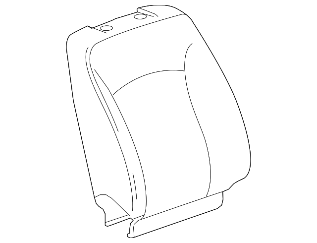 Jet Black Passenger Seat Back Cover - Buick (90905638)