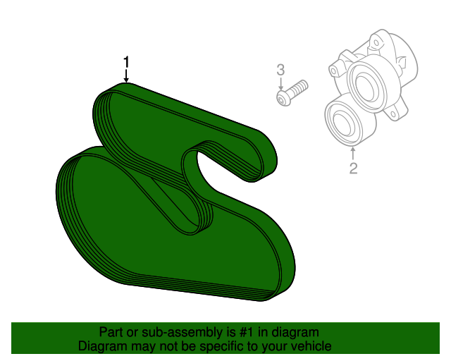 11288519128 Serpentine Belt 20142018 BMW Buy BMW Parts Now