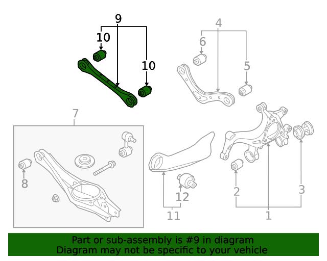 Genuine Lower Control Arm for 20212023 Hyundai Elantra Part 55250