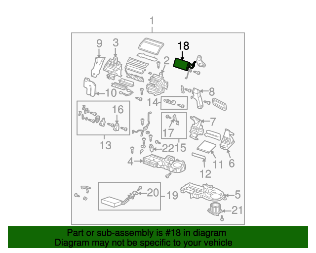 20032009 Mazda 6 Heater Core GK3J61A10