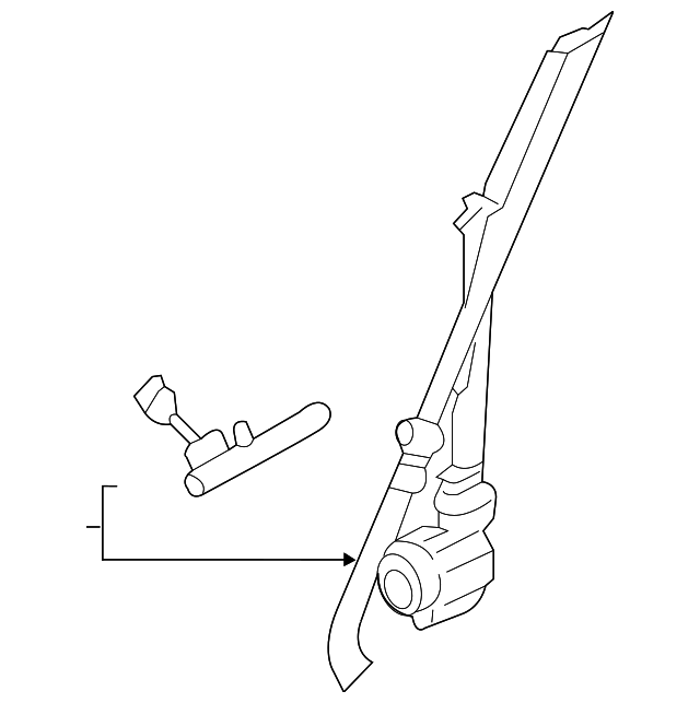 Seat Belt Assembly - Ford (GD9Z-54611B09-CF)