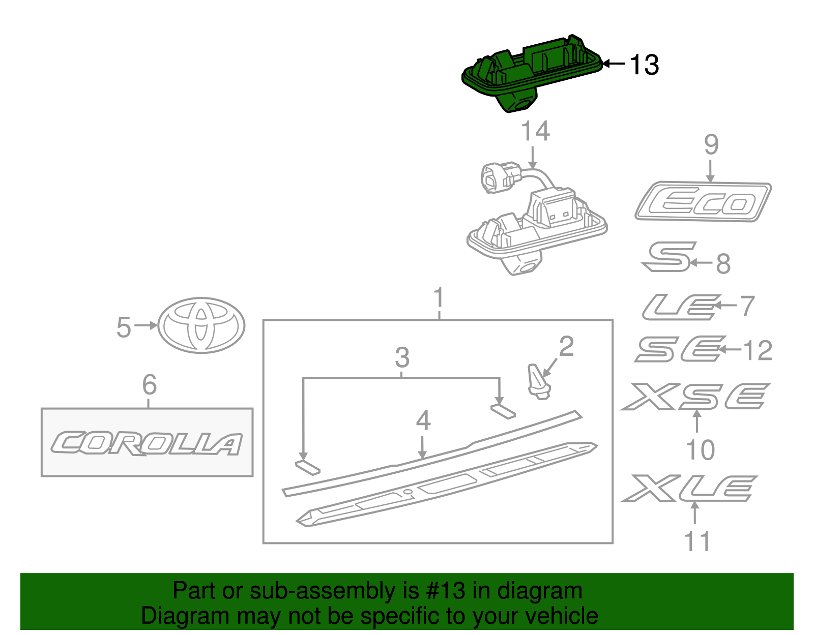 Park Assist Camera - Toyota (867A0-02040)