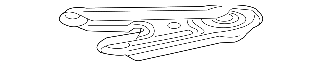 Rear Driver Side Suspension Support Front Reinforcement - Cadillac (84145672)