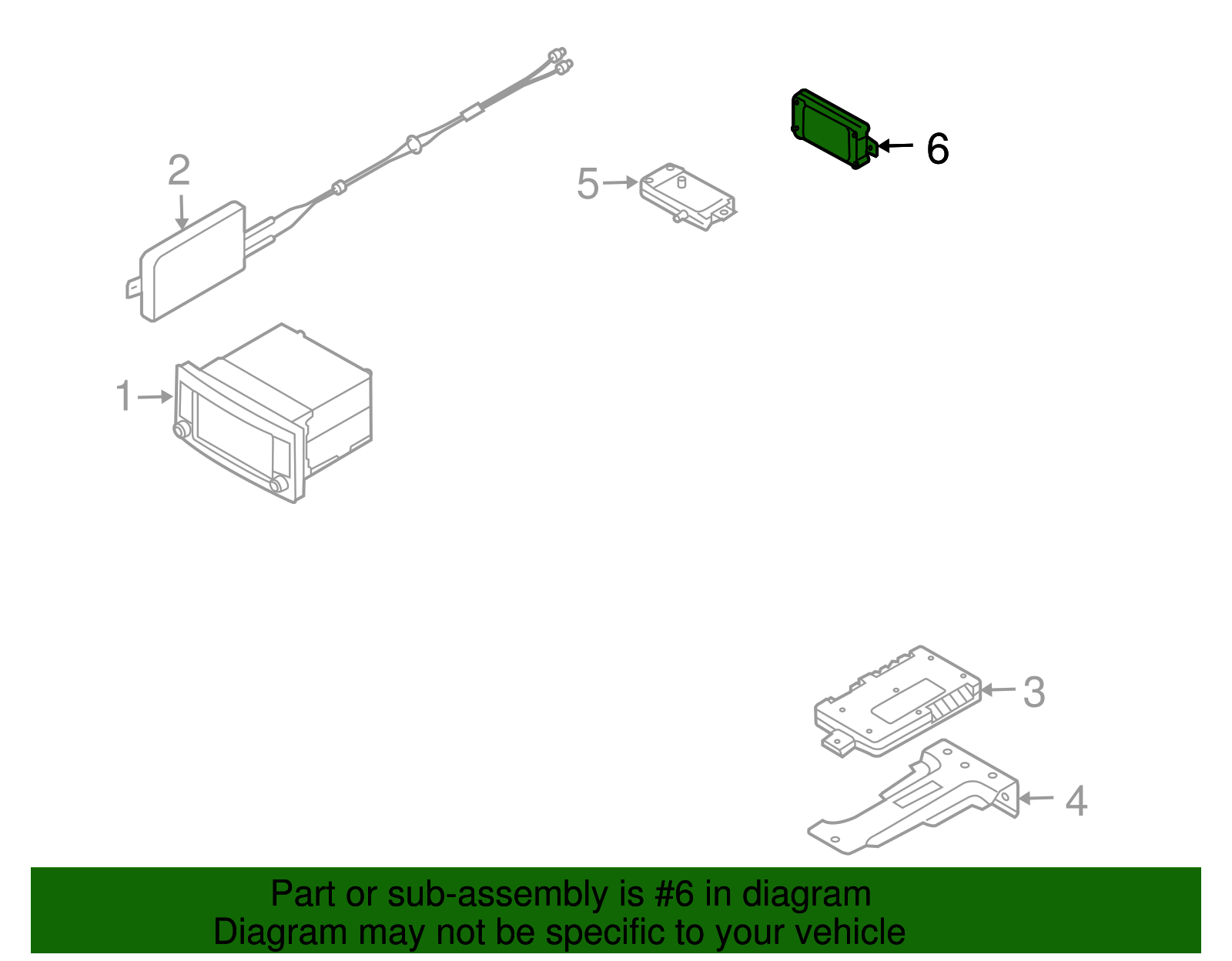 Antenna Booster - Volkswagen (7L6-035-577-R)