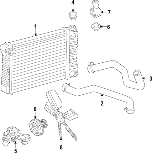 Radiator & Components for 2013 Chevrolet Express 1500 | GM Parts Center
