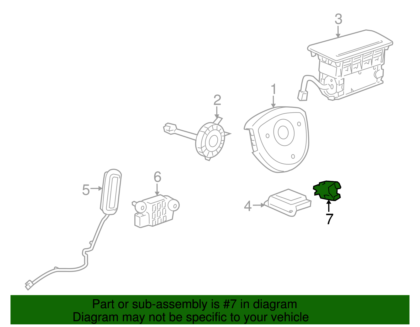 Airbag Side Impact Sensor - GM (10363045)