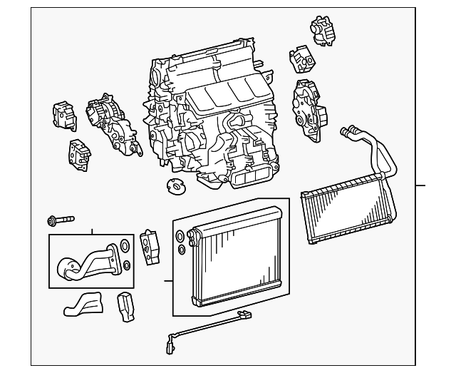 8705053181 AC & Heater Assembly 20152020 Lexus Longo Lexus Parts