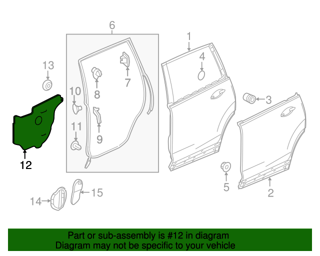 72861-TG7-A01 - Water Deflector 2016-2023 Honda | Honda Parts Online