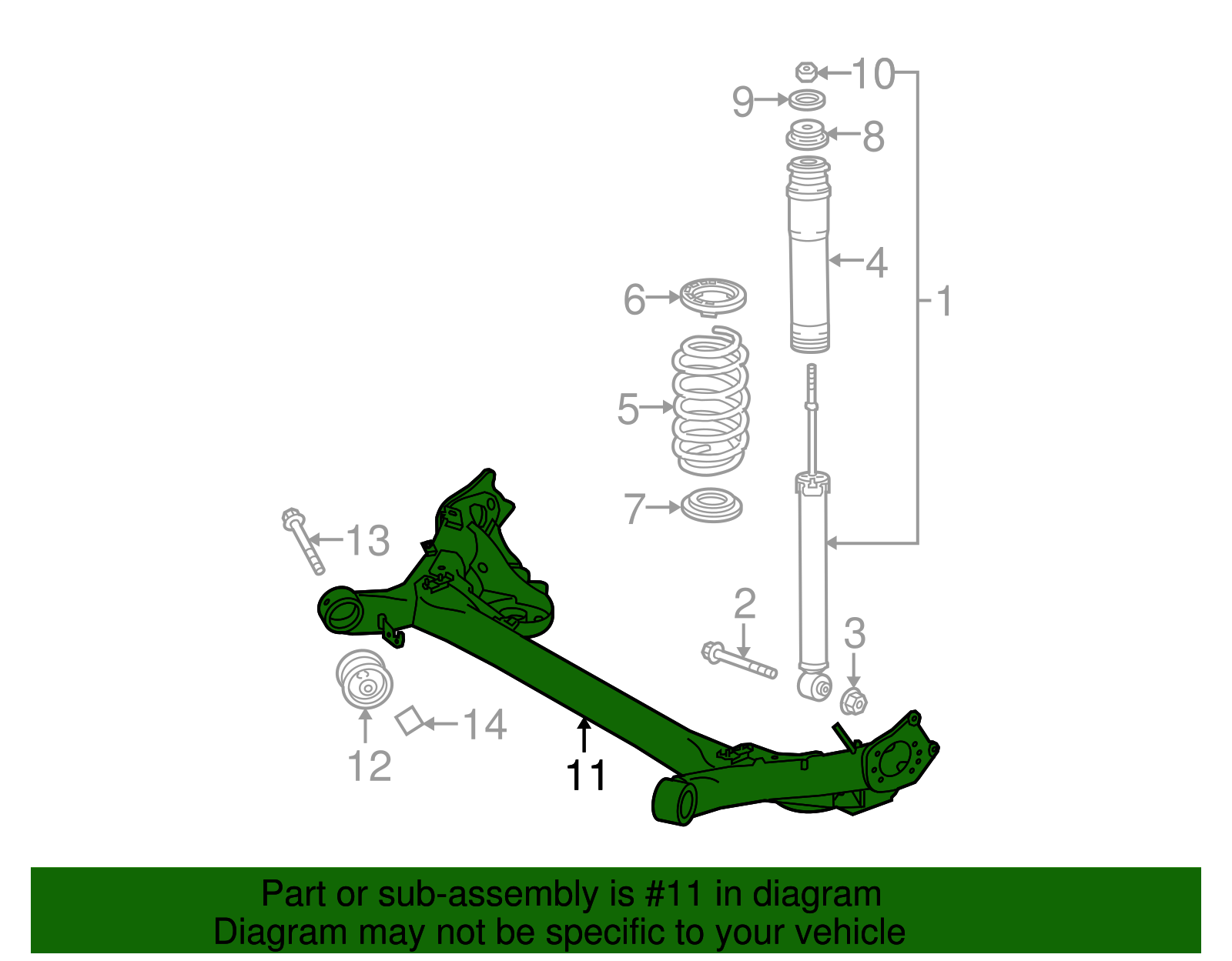 Axle Beam - Scion (42101-12171)