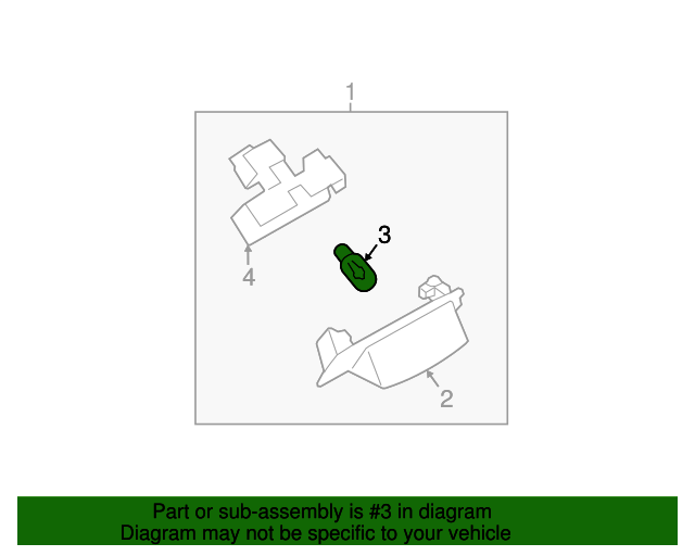 MS820090 - Bulb 2014-2024 Mitsubishi | Mitsubishi Direct Parts