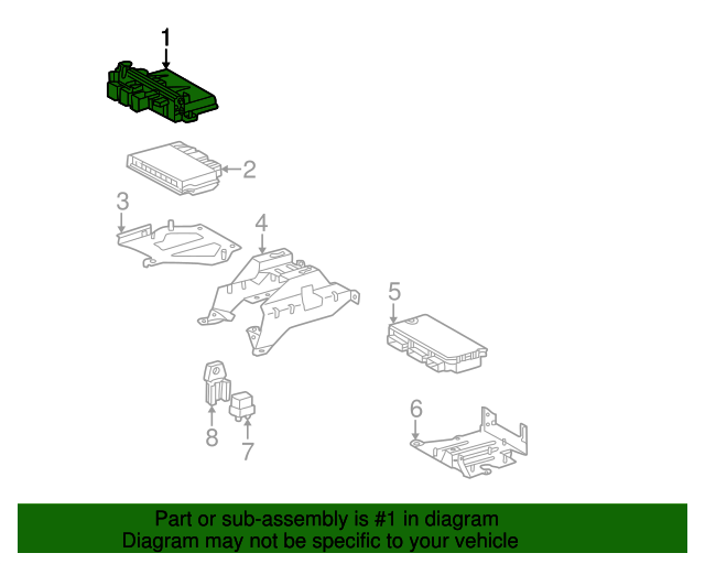 230-545-04-01 - Relay Box 2003-2012 Mercedes-Benz | AutoNationParts.com