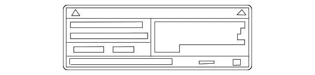 AC Label - Toyota (88723-47140)