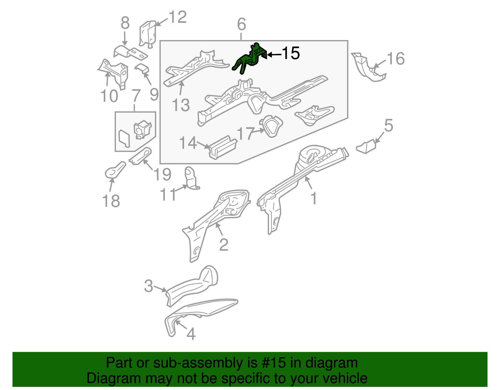 Engine Bracket - Volkswagen (8N0-802-068-A)